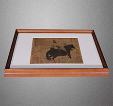 南票书画装裱配框服务案例